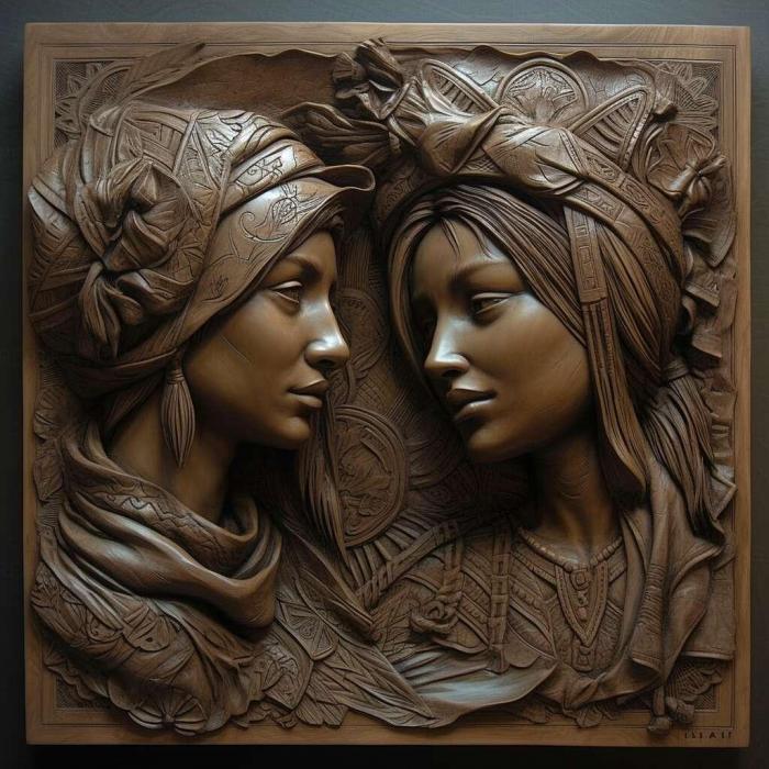 نموذج ثلاثي الأبعاد لآلة CNC 3D Art 